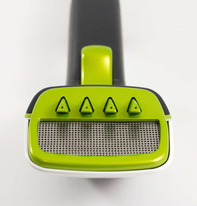 Barkbath product nozzle