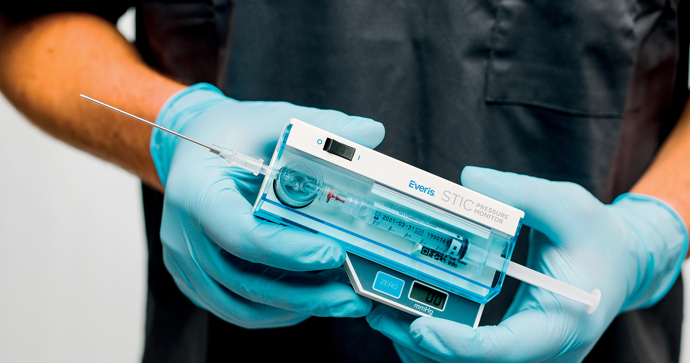 Everis branding on a product